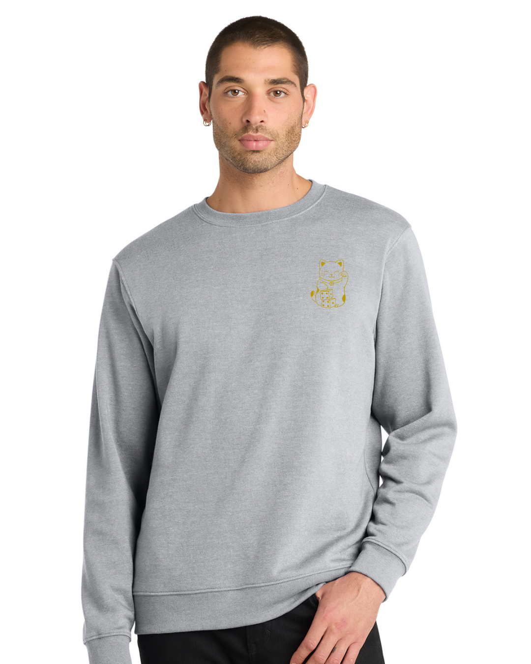 LuckyCat Crew Sweatshirt - I am Lucky (Chinese)