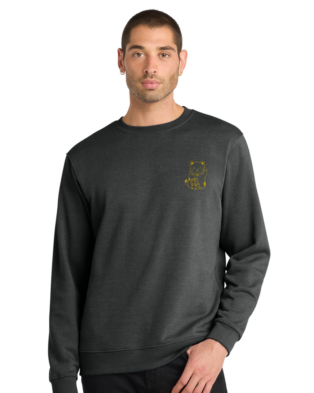 LuckyCat Crew Sweatshirt - I am Lucky (Chinese)