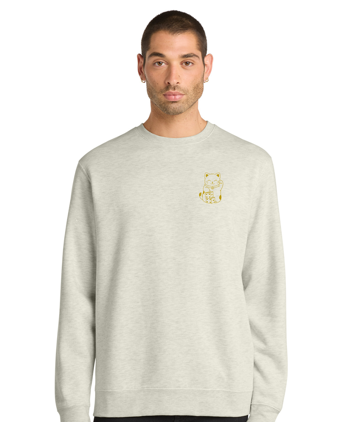 LuckyCat Crew Sweatshirt - I am Lucky (Chinese)