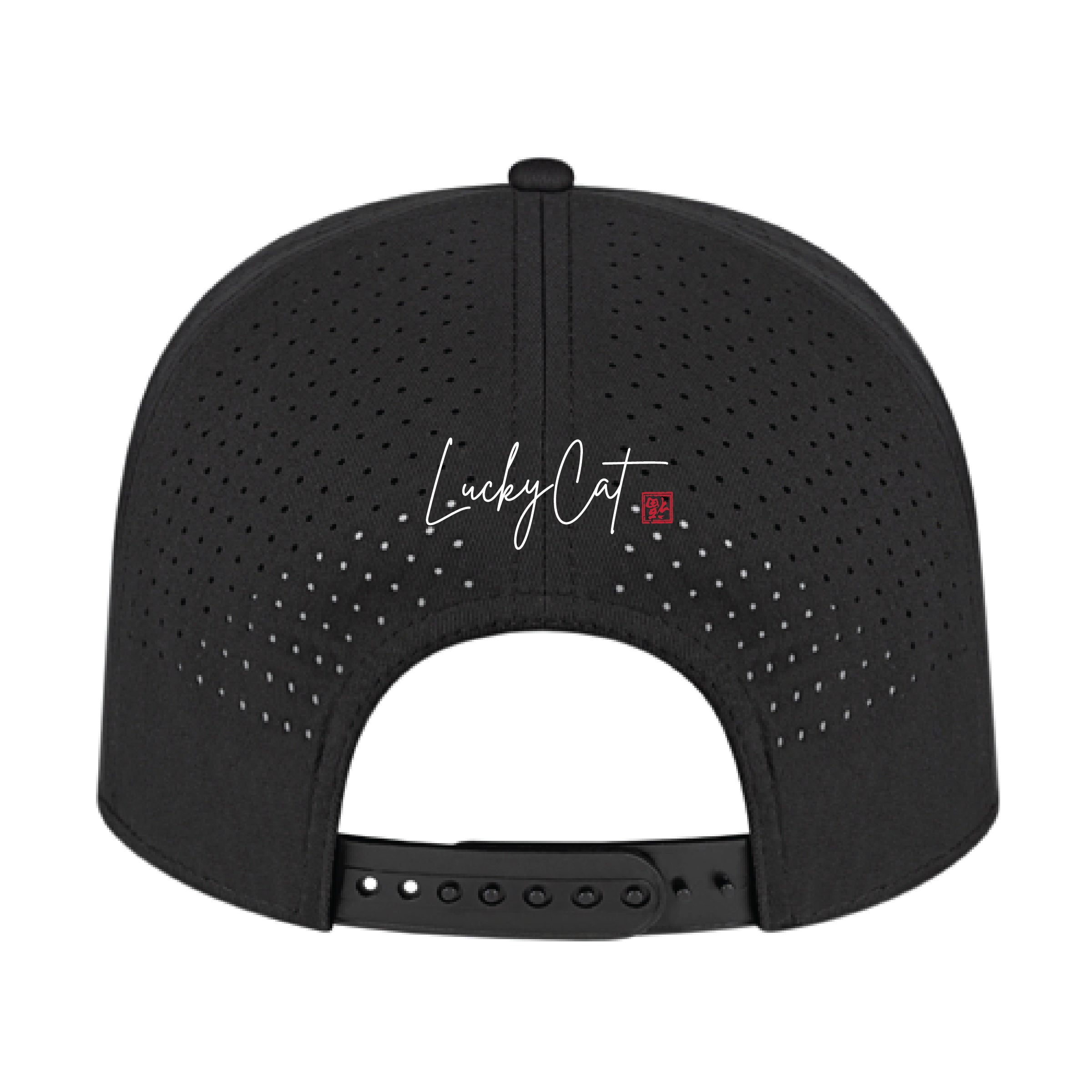 LuckyCat Shooters Perforated Cap with Rope