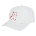LuckyCat Perforated Cap with Rope
